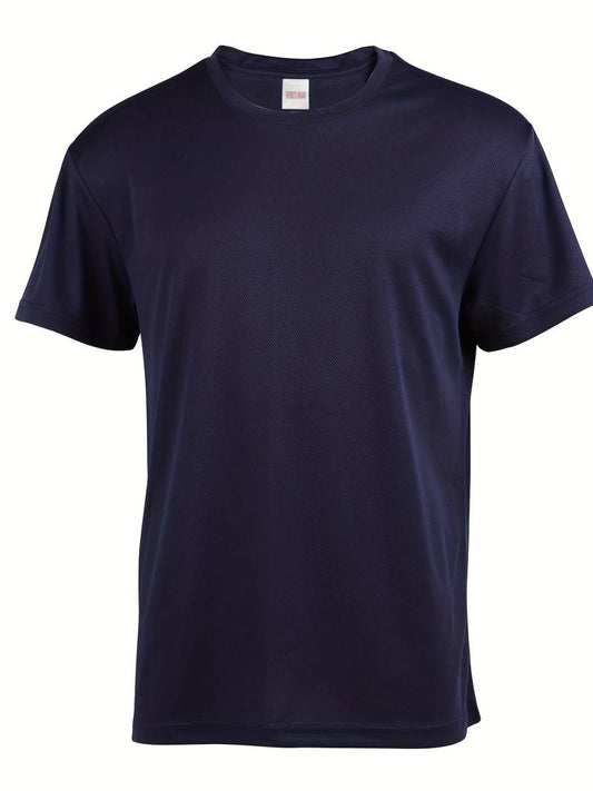 Blu T-shirt Traspirante Ad Asciugatura Rapida